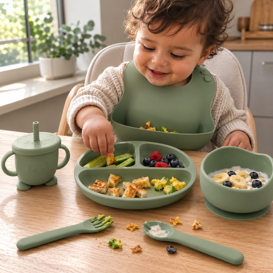 Silicone Weaning Feeding Set