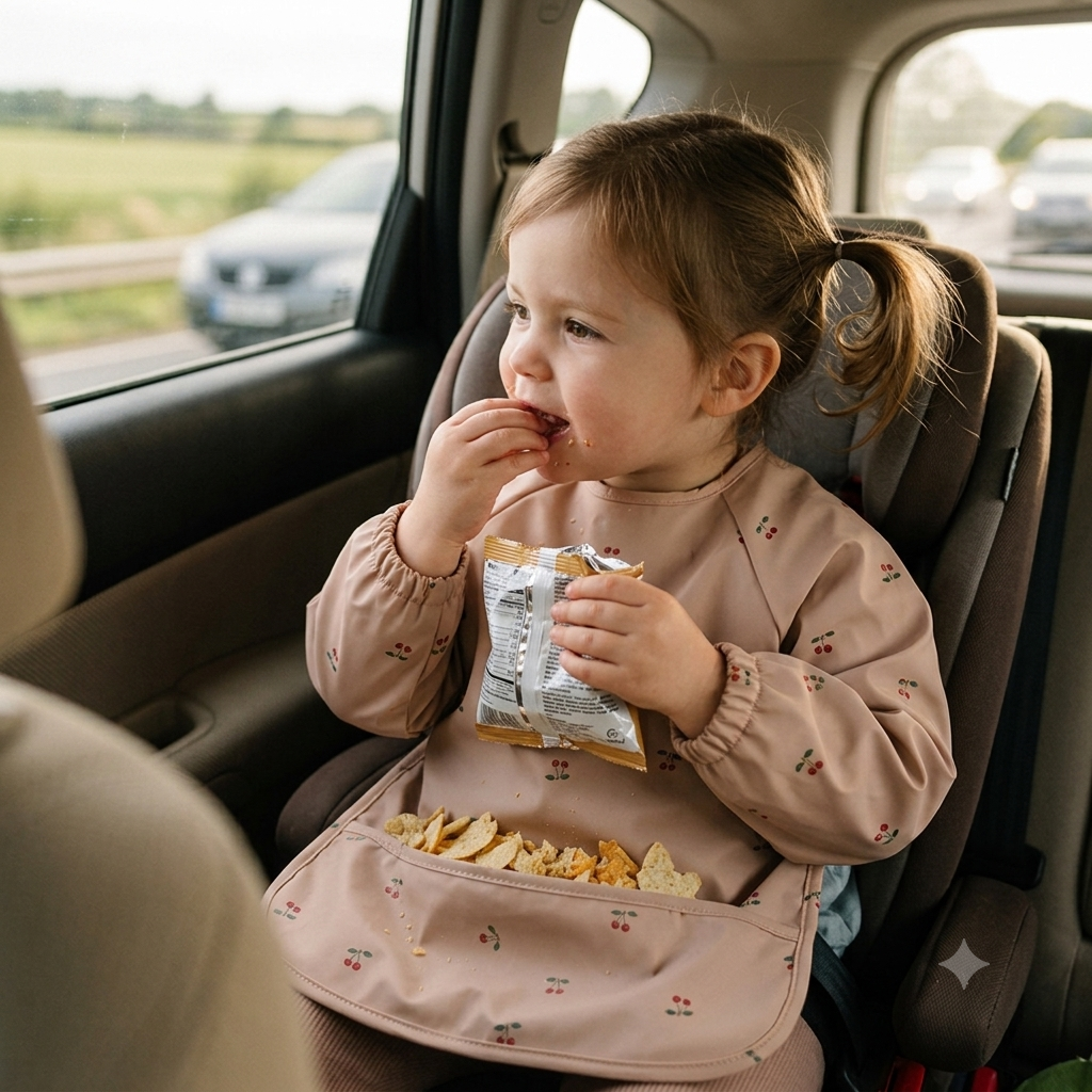 Waterproof Long-Sleeve Feeding Smock