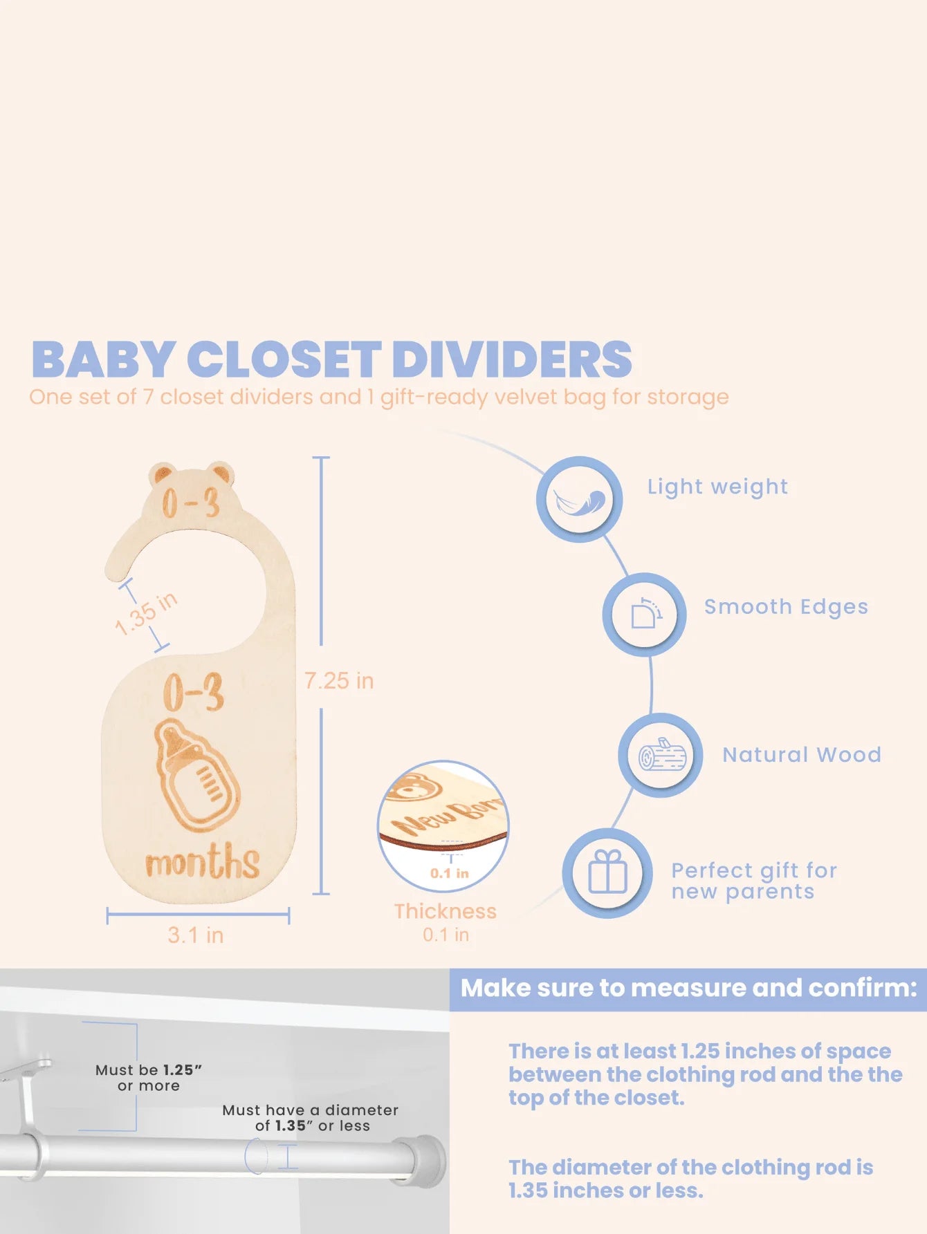 Wooden Wardrobe Dividers